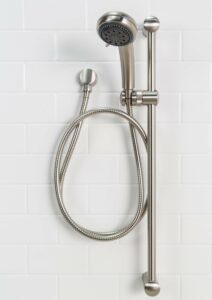 Handheld shower head.