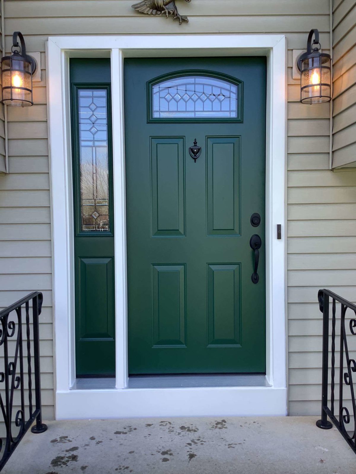 New Entry Door with Sidelight- Exterior
