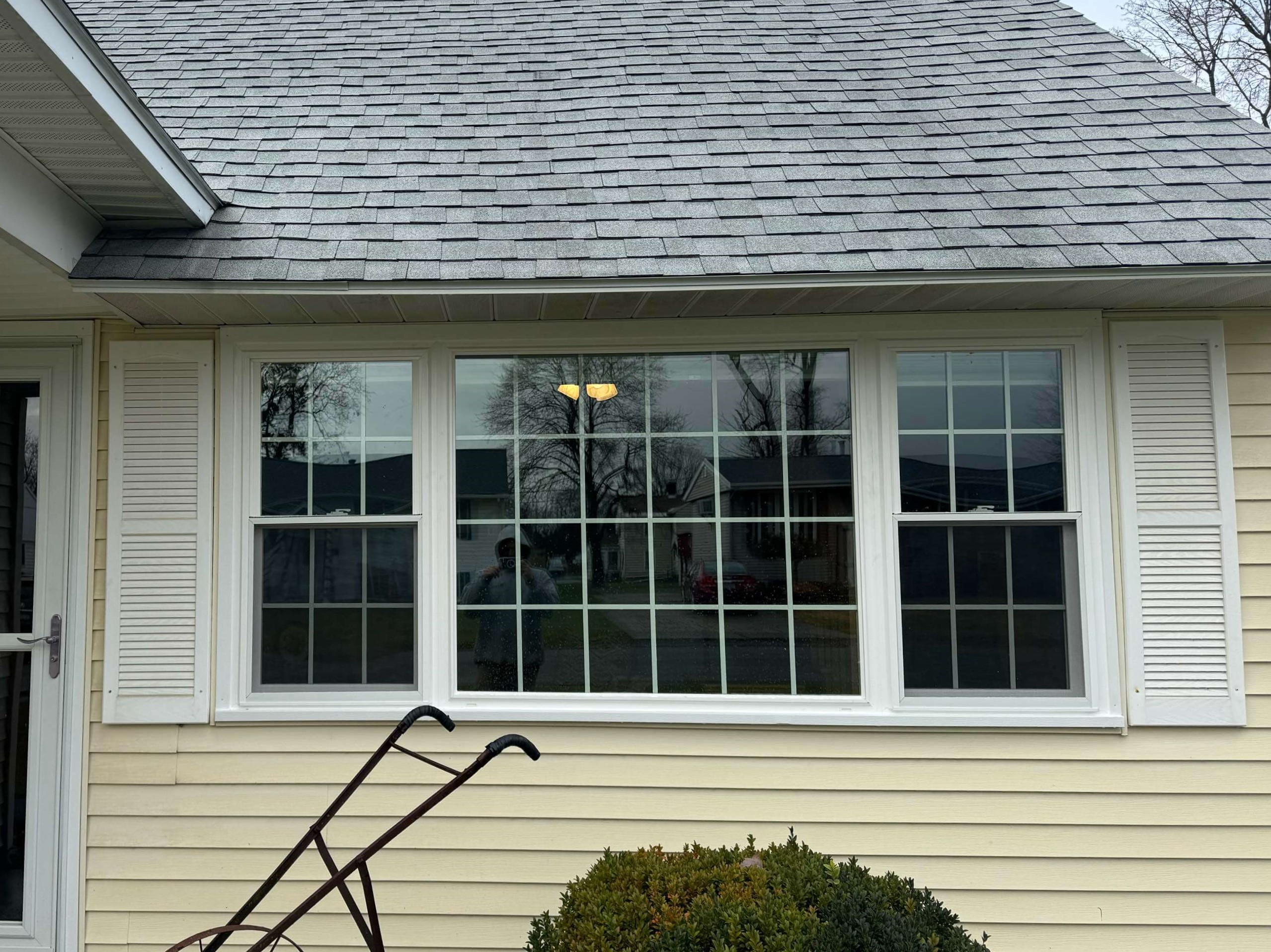 Picture Window Installation In Utica, NY By New York Sash-1 white-picture-window-with-grids