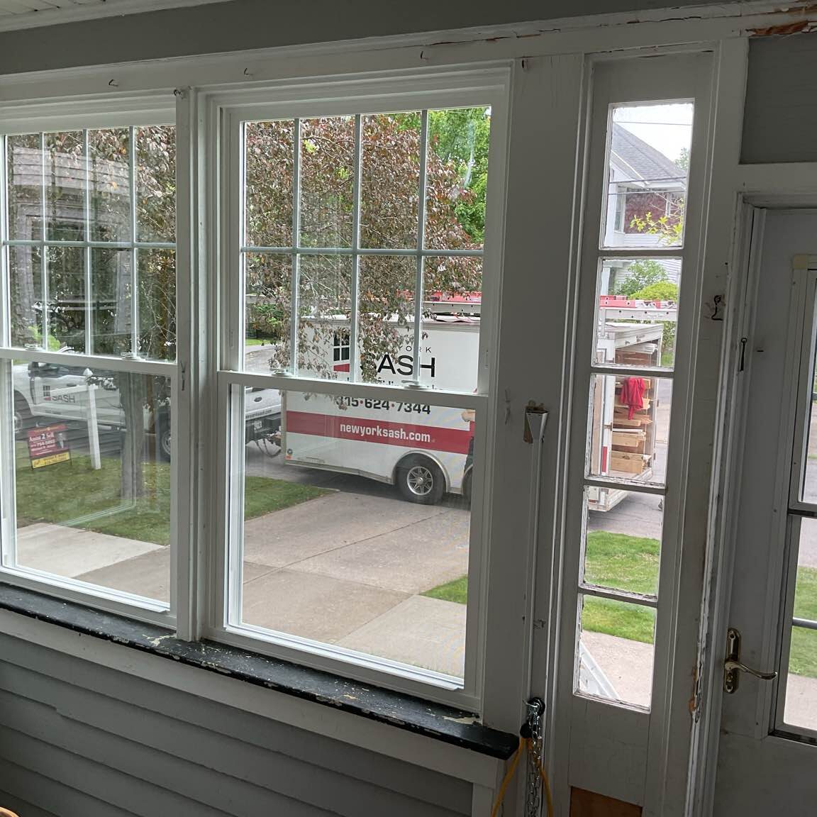 Double hung windows, custom made by New York Sash to perfectly fit to your homes needs.