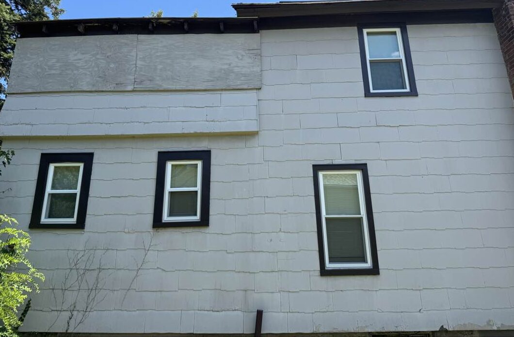 Double Hung Windows Installed By New York Sash Double hung windows, with black frames, installed professionally by New York Sash!