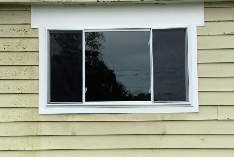 New three lite slider window