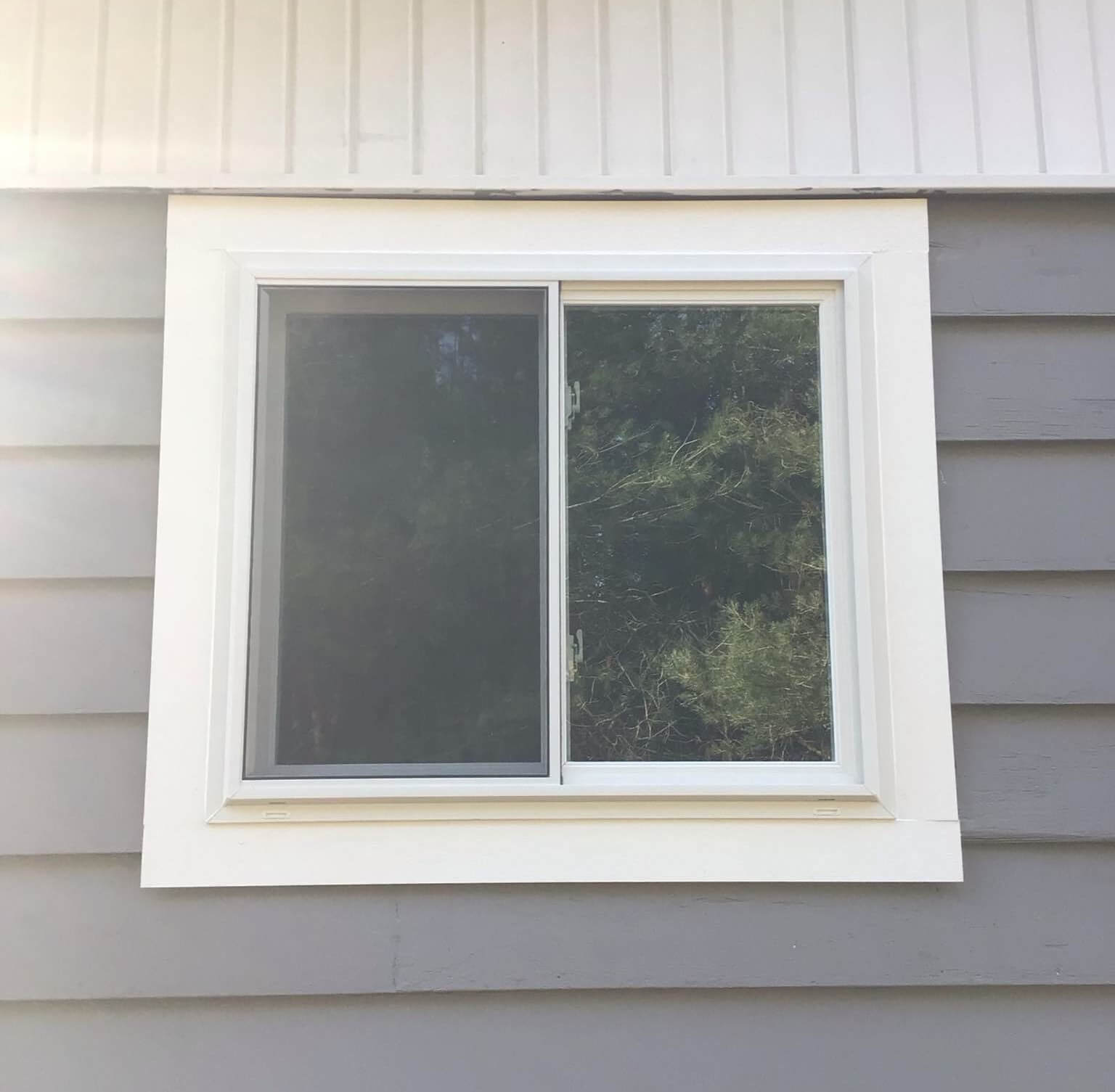 New two lite slider window