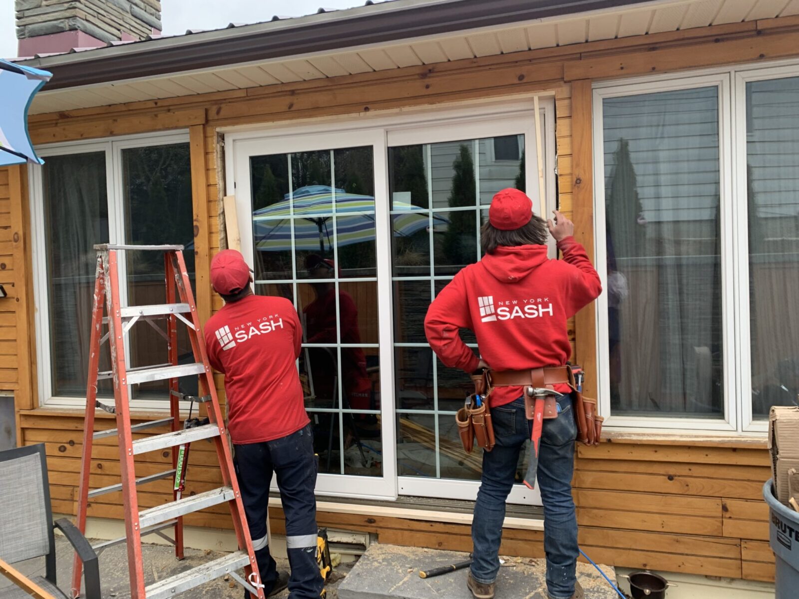 Photo Apr 15, 12 44 08 PM Rich and Tanner On The Job