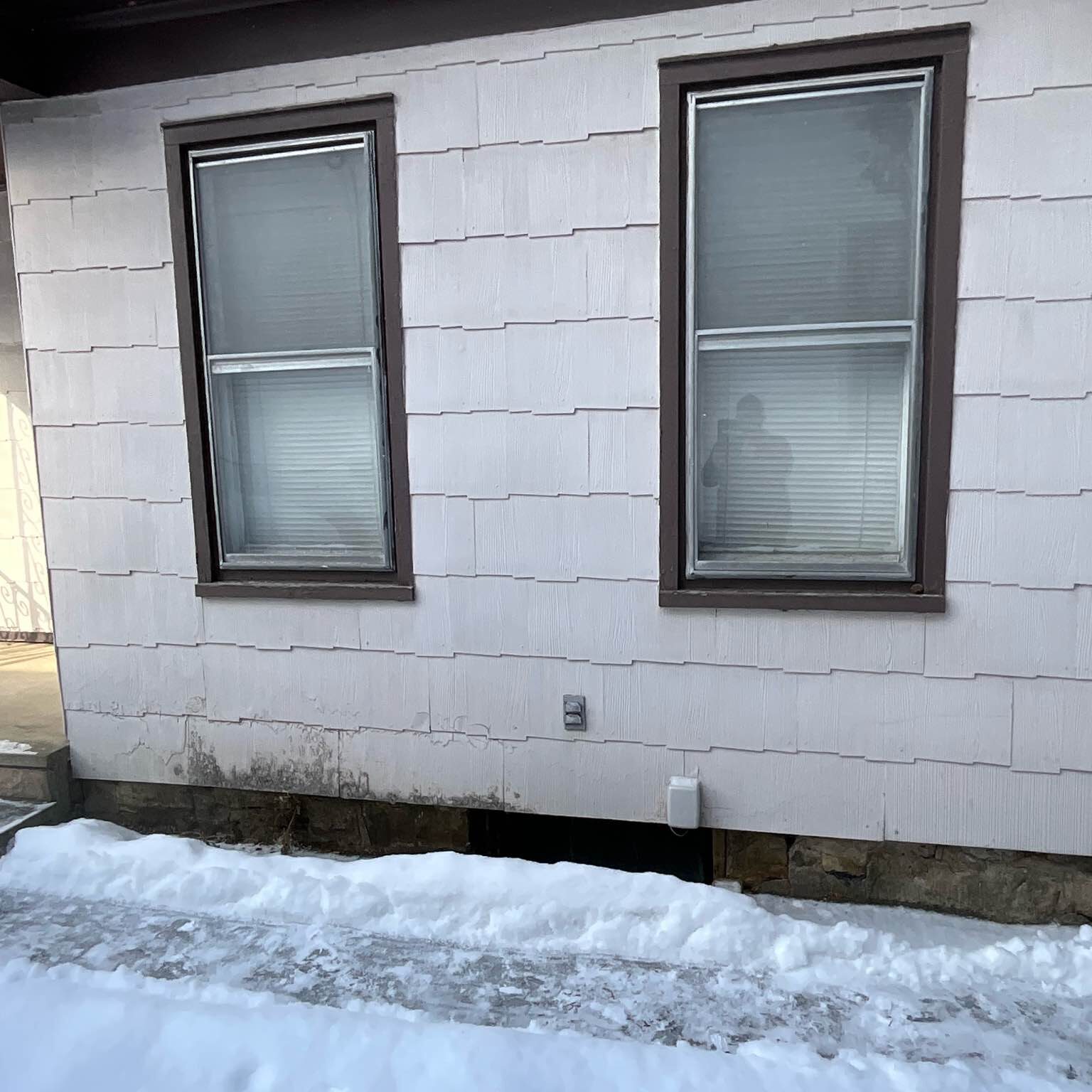 Old, drafty, double hung windows