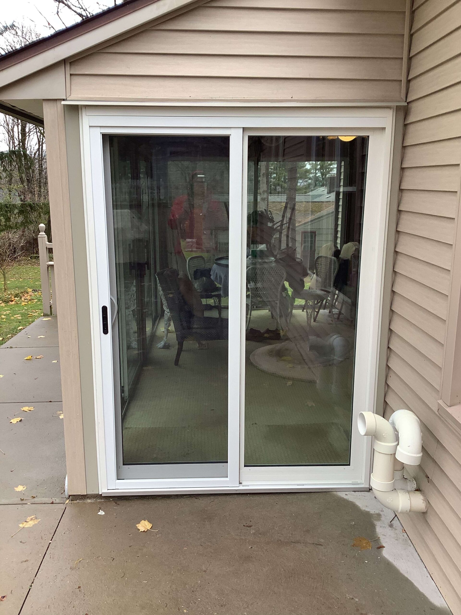 sliding glass door after-project 2 white-patio-door-sliding-glass-door