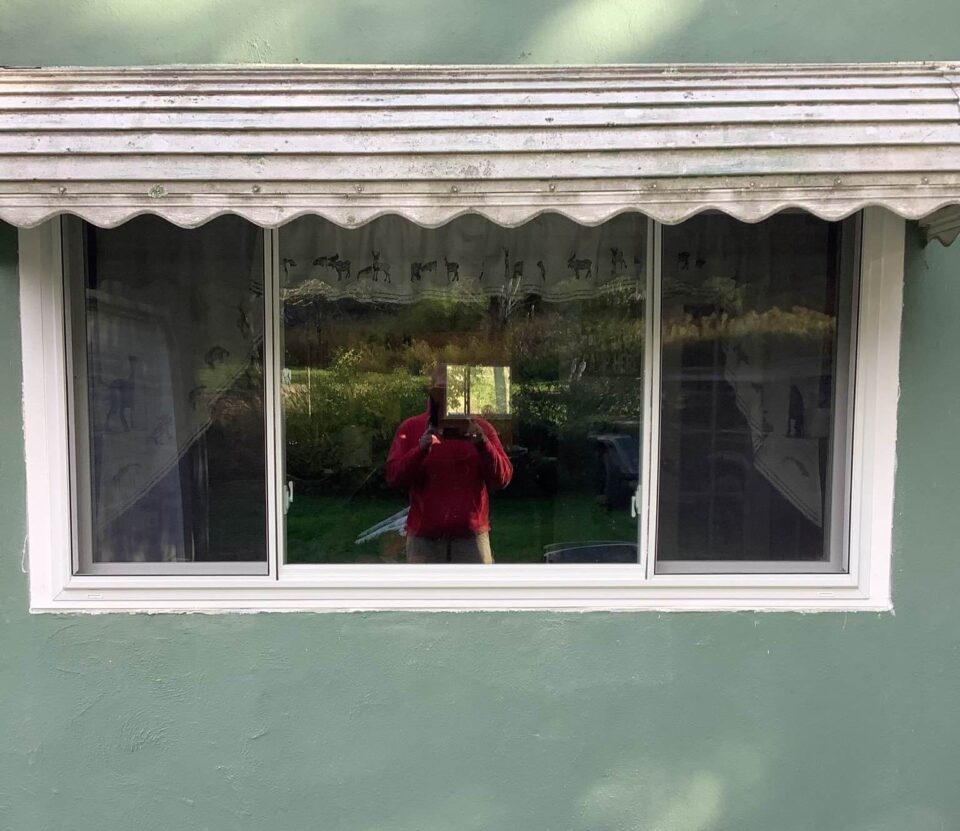 New three lite slider window.