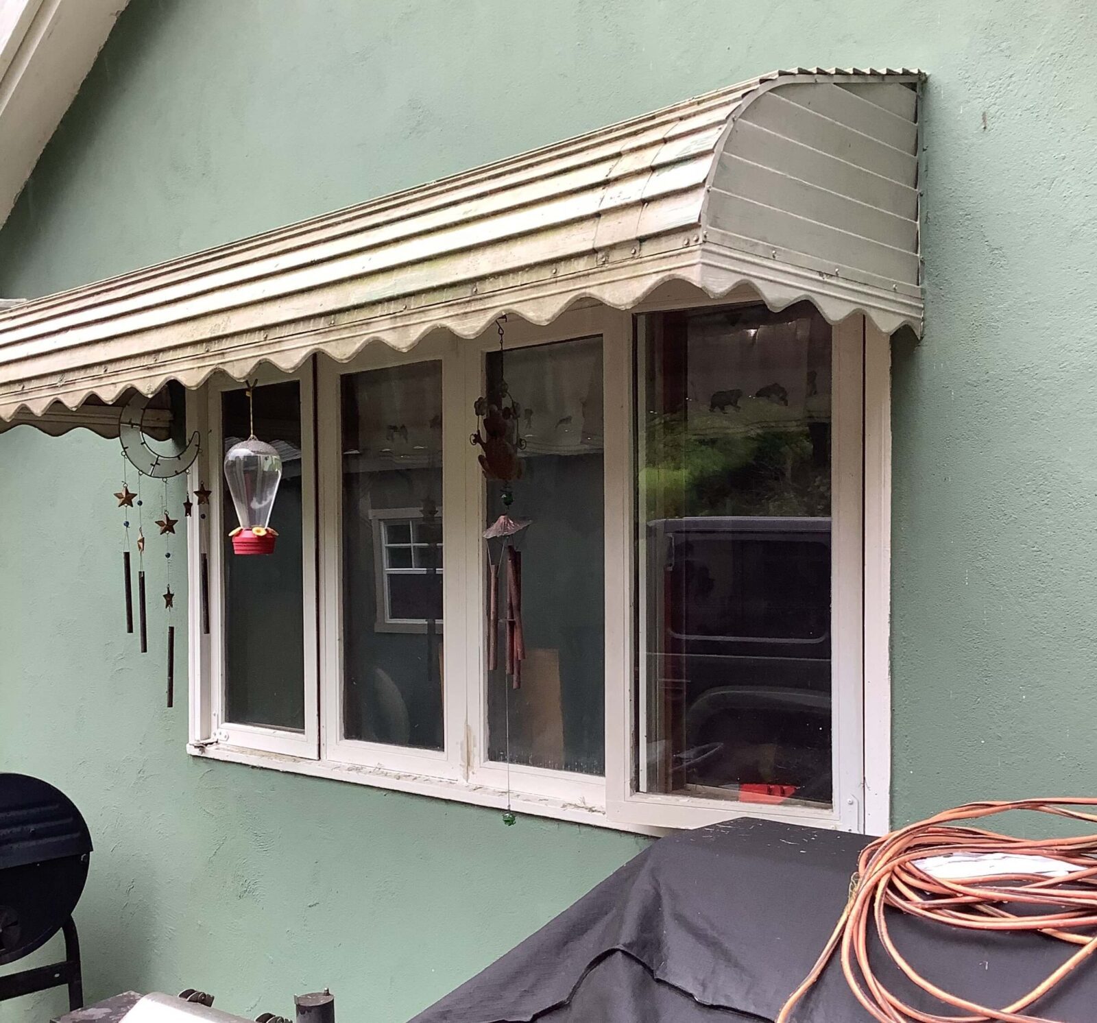 casement window before