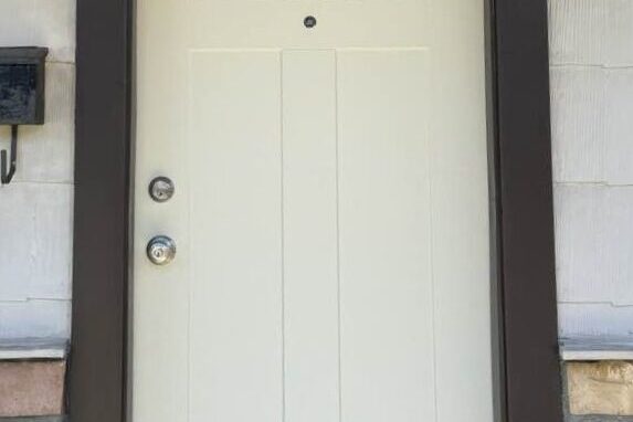 Utica, NY, entry door instillation by New York Sash